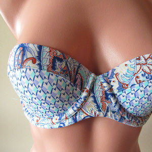 Victoria's Secret Blue & white push up bikini 32C
